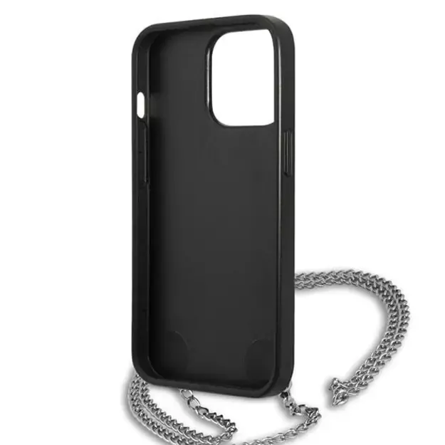 Karl Lagerfeld Monogram Plaque Case for iPhone 13 Pro / 13 6.1&quot  - Blackx 13