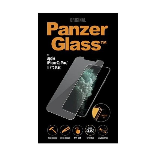 PanzerGlass Standard Super+ tempered glass for iPhone XS Max / 11 Pro Max 2
