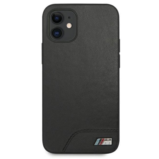 Etui BMW BMHCP12SMHOLBK iPhone 12 mini 5,4  czarny/black hardcase M Collection Smooth PU 2