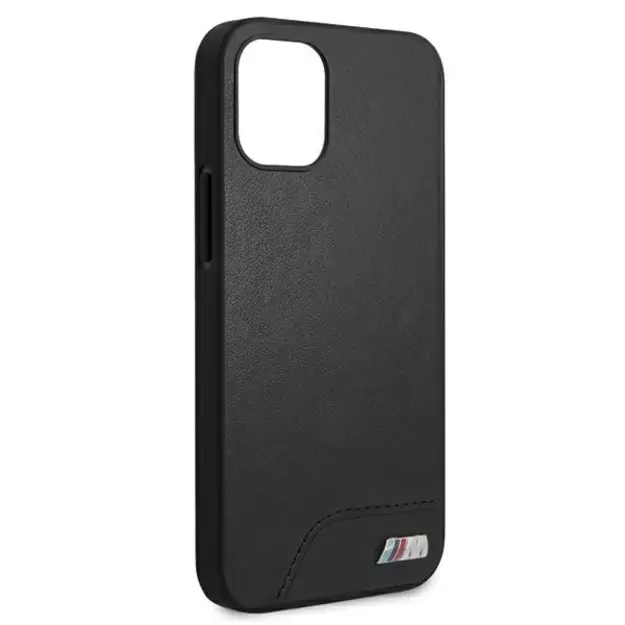 Etui BMW BMHCP12SMHOLBK iPhone 12 mini 5,4  czarny/black hardcase M Collection Smooth PU 15