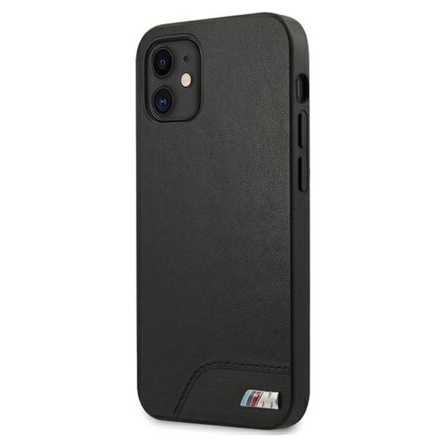 Etui BMW BMHCP12SMHOLBK iPhone 12 mini 5,4  czarny/black hardcase M Collection Smooth PU 1