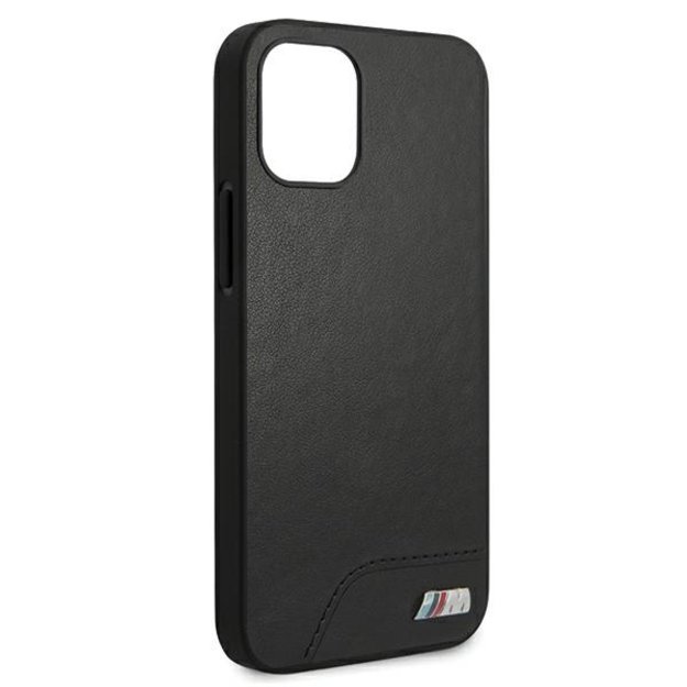Etui BMW BMHCP12SMHOLBK iPhone 12 mini 5,4  czarny/black hardcase M Collection Smooth PU 7