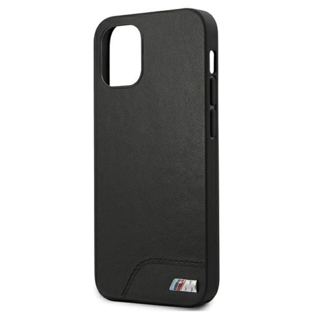 Etui BMW BMHCP12SMHOLBK iPhone 12 mini 5,4  czarny/black hardcase M Collection Smooth PU 5