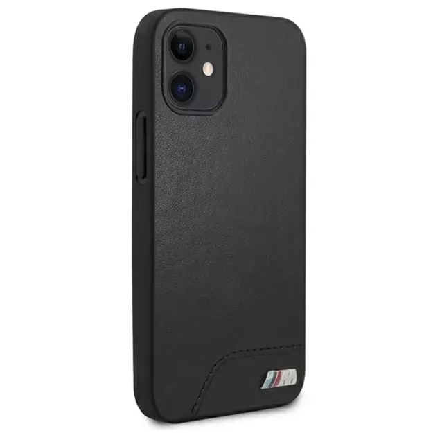 Etui BMW BMHCP12SMHOLBK iPhone 12 mini 5,4  czarny/black hardcase M Collection Smooth PU 11