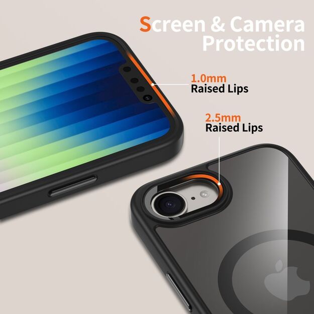 Tech-Protect MagMat MagSafe Case for Nothing Phone 3A Pro - Clear Black 2