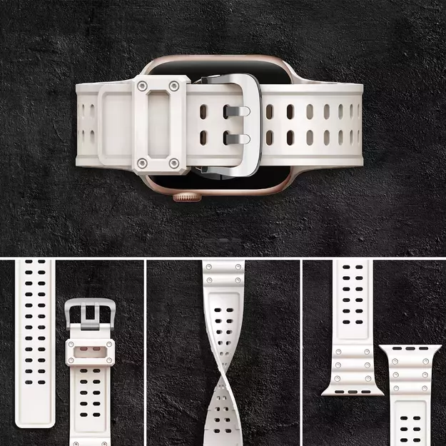 Strap Triple Protection for Apple Watch 38 / 40 / 41 mm band bracelet - beige 6