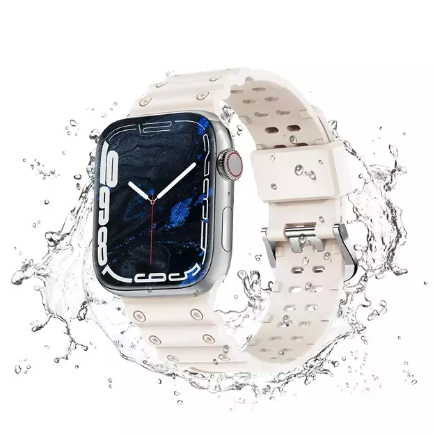 Strap Triple Protection for Apple Watch 38 / 40 / 41 mm band bracelet - beige 3