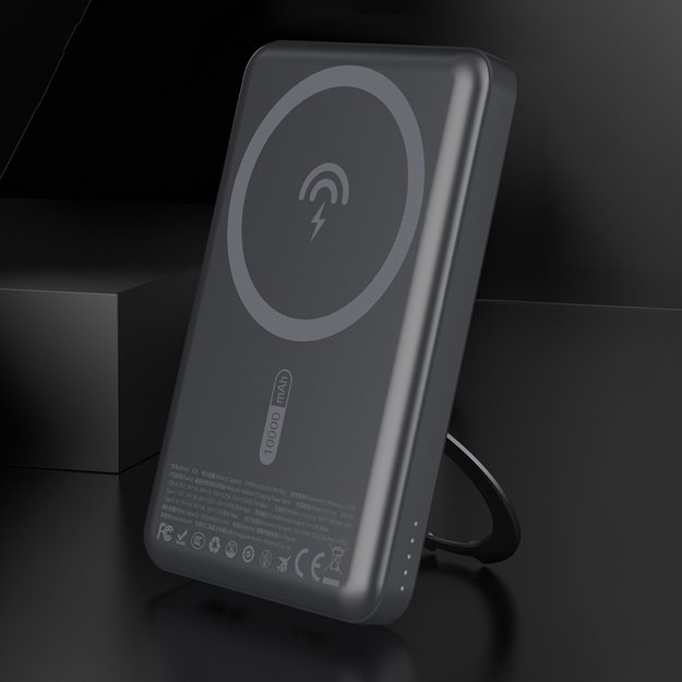 Dudao K28S 20W PD 5000mAh Powerbank with MagSafe and Stand - Gray 2