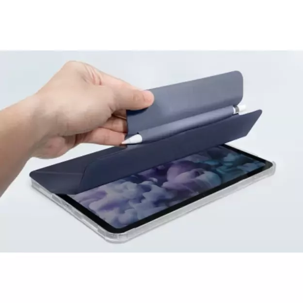 LAUT Huex Folio Case with Apple Pencil Holder for iPad 10.9&quot  10 (gen.) - Navy Blue 2