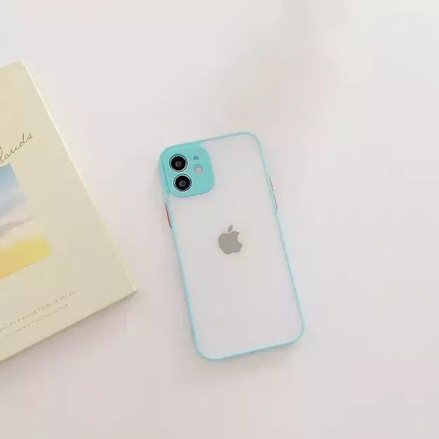 Milky Case silicone flexible translucent case for Samsung Galaxy A42 5G blue 1