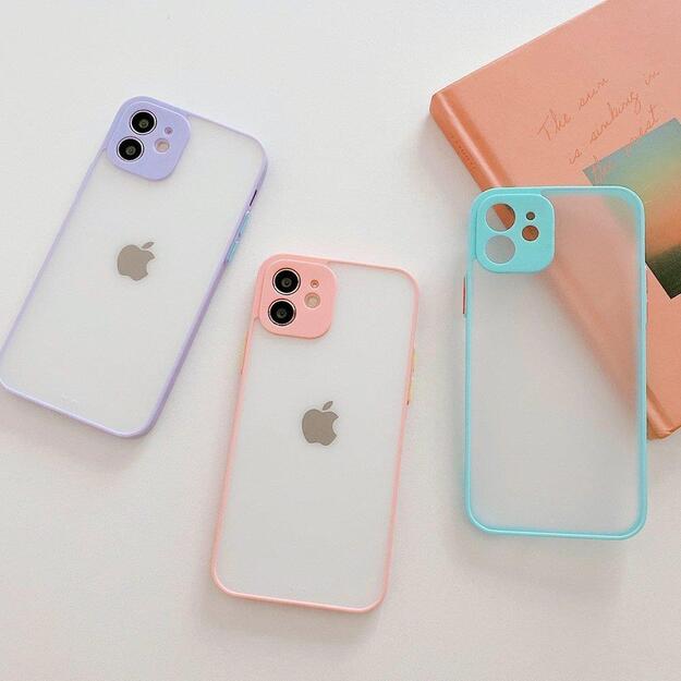 Milky Case silicone flexible translucent case for Samsung Galaxy A72 4G pink 2