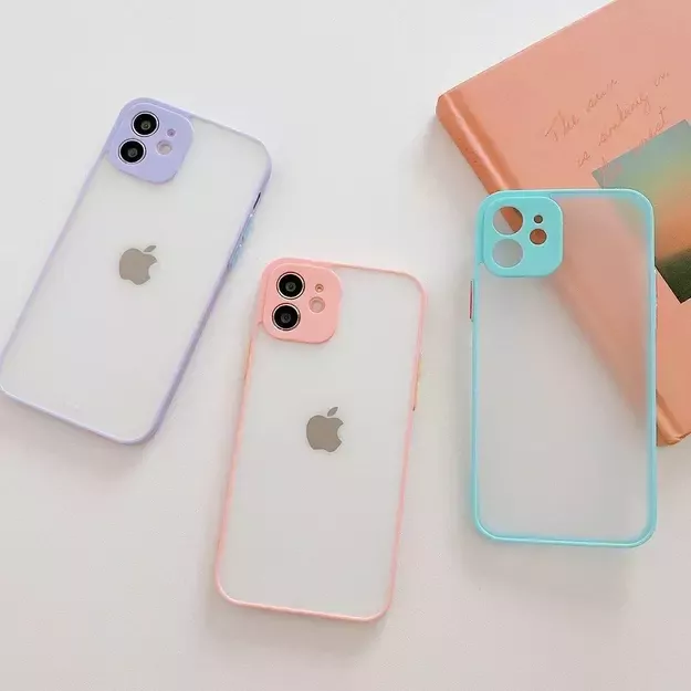 Milky Case silicone flexible translucent case for Samsung Galaxy A72 4G pink 15