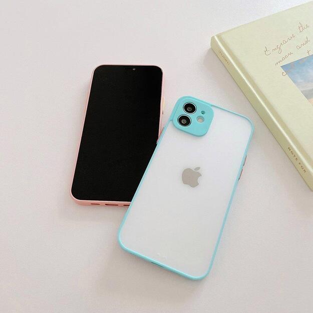 Milky Case silicone flexible translucent case for Samsung Galaxy A72 4G pink 4