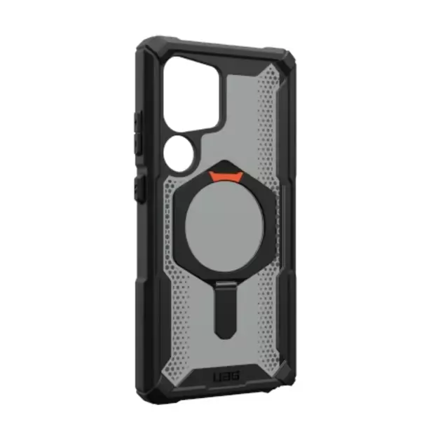 UAG Plasma XTE Magnet MagSafe Case for Samsung Galaxy S25 Ultra 5G - Black/Orange 3