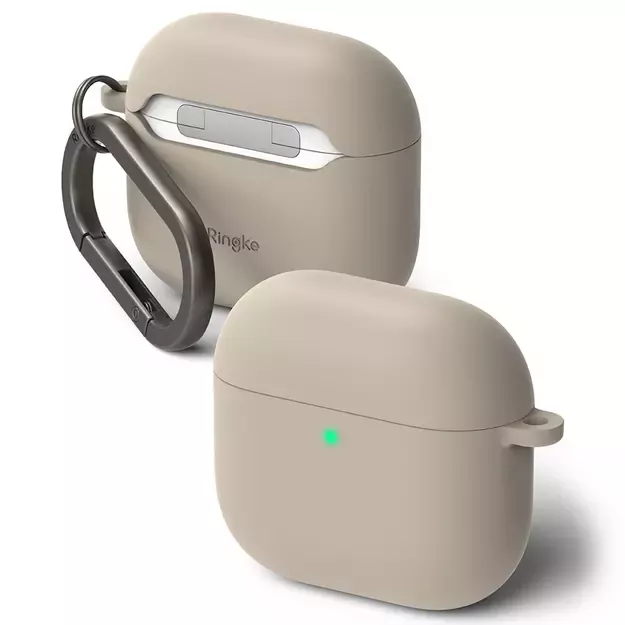 Ringke Silicone Case for Apple AirPods 4 - Beige 1