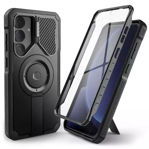Tech-Protect Kevlar MagSafe+ Case for Samsung Galaxy S25 Plus - Black