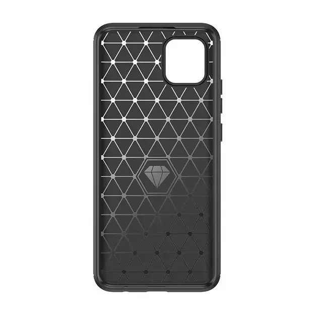 Carbon Case Flexible Cover Case for Samsung A03S EU (166.5) black 4