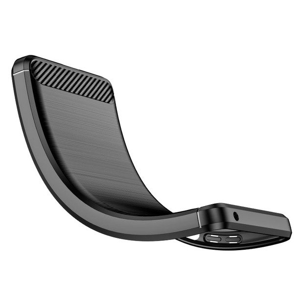 Carbon Case Flexible Cover Case for Samsung A03S EU (166.5) black 7
