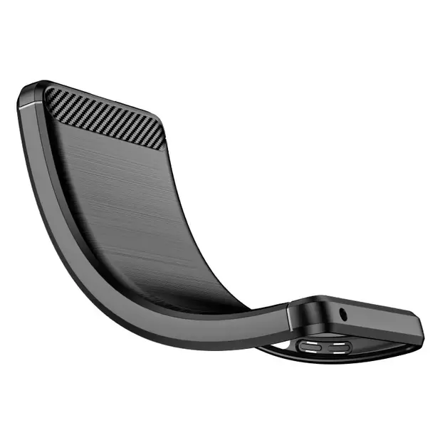 Carbon Case Flexible Cover Case for Samsung A03S EU (166.5) black 2
