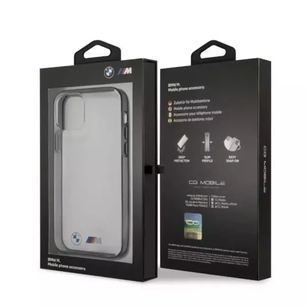 Etui BMW BMHCP12LMBTOK iPhone 12 Pro Max 6,7  transparent hardcase Sandblast 13