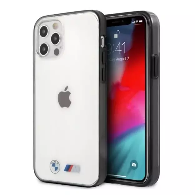 Etui BMW BMHCP12LMBTOK iPhone 12 Pro Max 6,7  transparent hardcase Sandblast