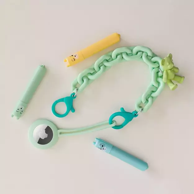 Color Chain (rope) colorful chain phone holder pendant for backpack wallet yellow 1