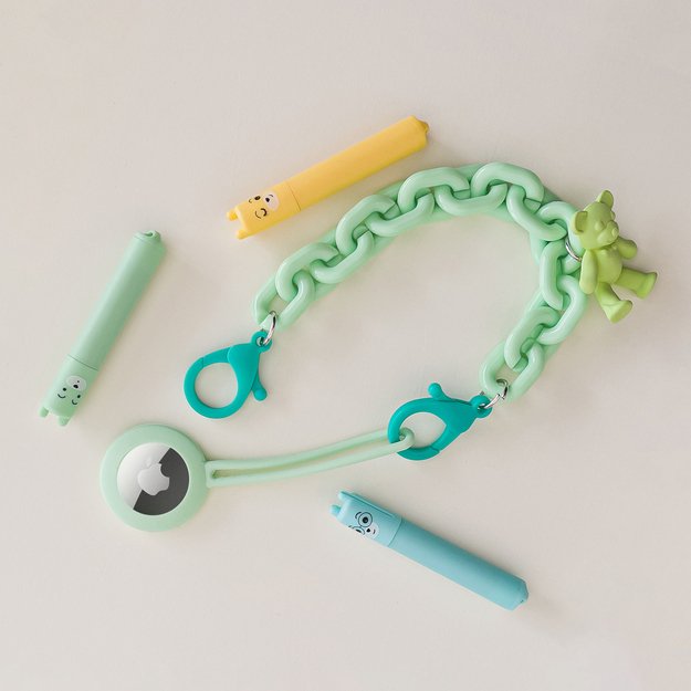 Color Chain (rope) colorful chain phone holder pendant for backpack wallet yellow 8