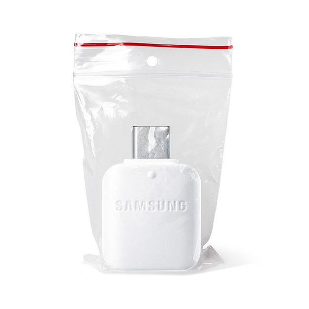 Samsung EE-UN930 USB-A to USB-C OTG Adapter (Bulk - Replacement Packaging) - White 2