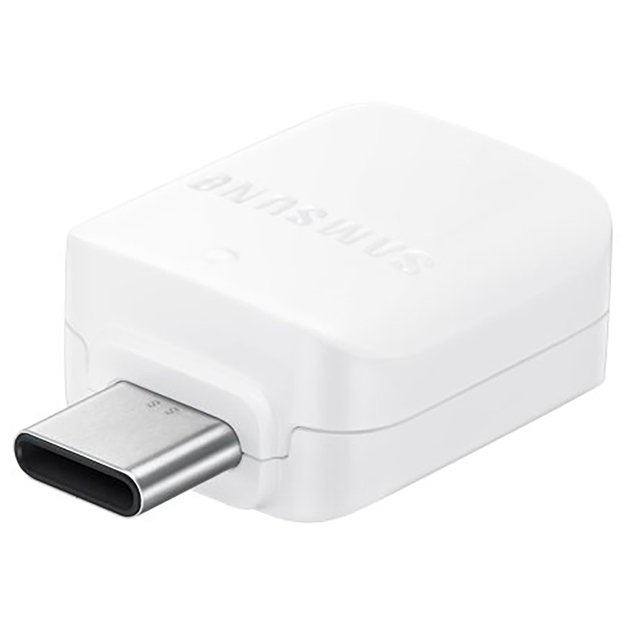 Samsung EE-UN930 USB-A to USB-C OTG Adapter (Bulk - Replacement Packaging) - White