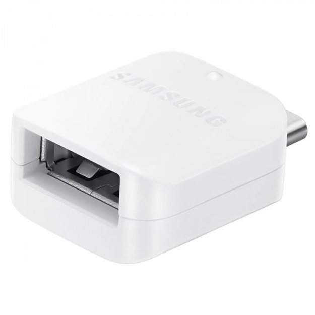 Samsung EE-UN930 USB-A to USB-C OTG Adapter (Bulk - Replacement Packaging) - White 1