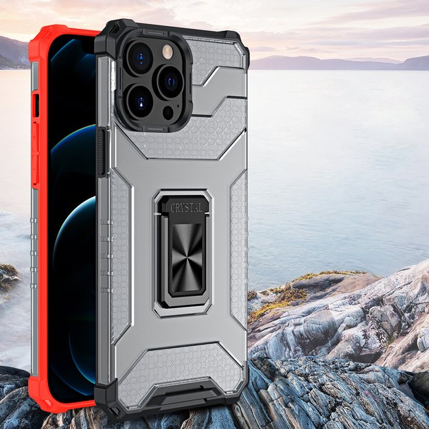 Crystal Ring Case Kickstand Tough Rugged Cover for iPhone 12 Pro Max blue 7