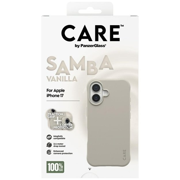 CARE by PanzerGlass Fashionable Samba MagSafe Case for iPhone 17 - Gray 4