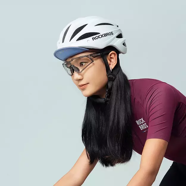 Rockbros Cycling Cap with Helmet Visor - Red 12