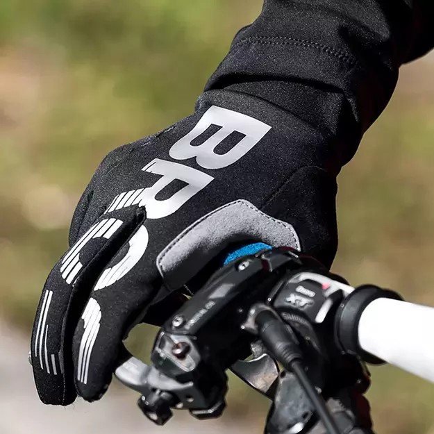Rockbros cycling gloves, insulated, long, size: XXL - black and gray 3