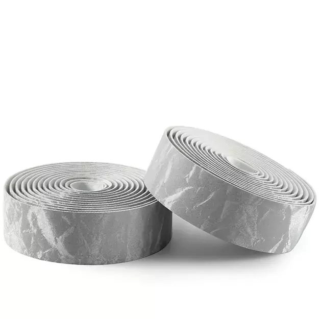 Rockbros PU Handlebar Tape &quot Velour&quot  Pattern - Grey