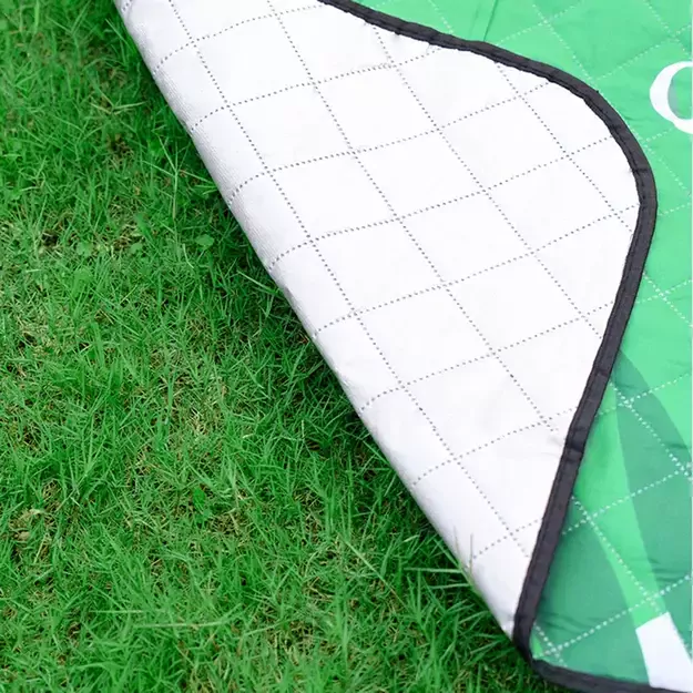 Qunature picnic mat waterproof camping blanket 2 x 2 m - green 5