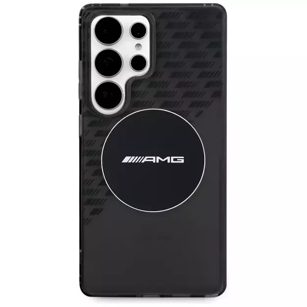 AMG Transparent Rhombs MagSafe Case for Samsung Galaxy S25 Ultra - Black 2