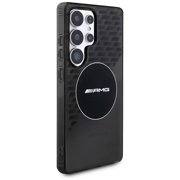 AMG Transparent Rhombs MagSafe Case for Samsung Galaxy S25 Ultra - Black 3