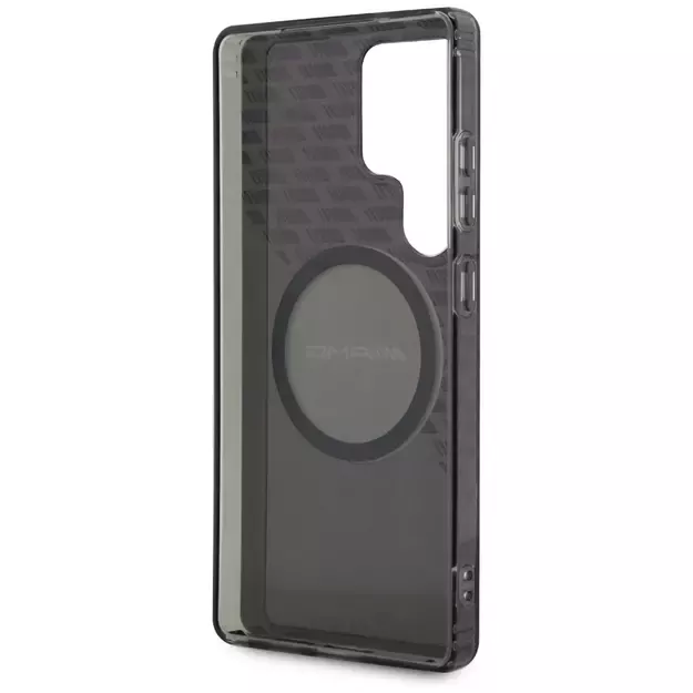 AMG Transparent Rhombs MagSafe Case for Samsung Galaxy S25 Ultra - Black 6