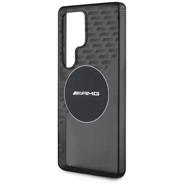 AMG Transparent Rhombs MagSafe Case for Samsung Galaxy S25 Ultra - Black 5