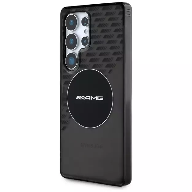 AMG Transparent Rhombs MagSafe Case for Samsung Galaxy S25 Ultra - Black 1