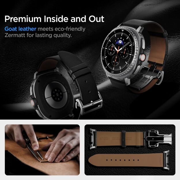 Spigen Enzo Strap for Samsung Galaxy Watch 40/44/46 mm - Black 6