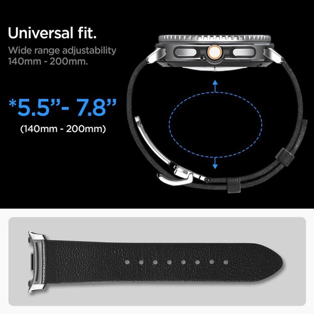 Spigen Enzo Strap for Samsung Galaxy Watch 40/44/46 mm - Black 10