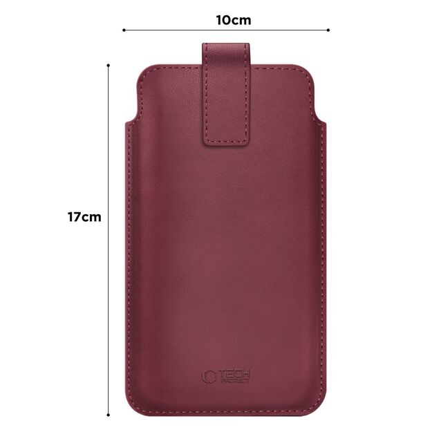 Tech-Protect SM65 case for 6.0-6.9&quot  smartphones - burgundy 1