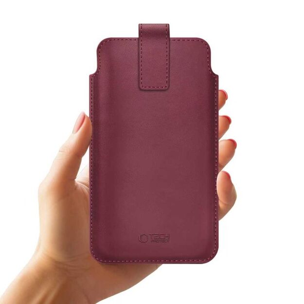 Tech-Protect SM65 case for 6.0-6.9&quot  smartphones - burgundy 2