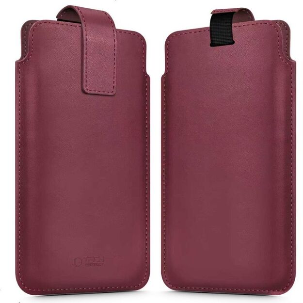 Tech-Protect SM65 case for 6.0-6.9&quot  smartphones - burgundy