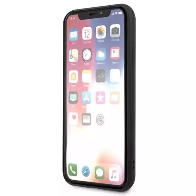Karl Lagerfeld Saffiano Karl&amp Choupette Head case for iPhone XS Max - black 5