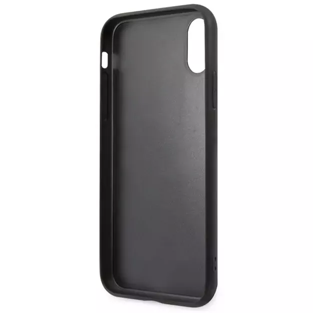 Karl Lagerfeld Saffiano Karl&amp Choupette Head case for iPhone XS Max - black 3