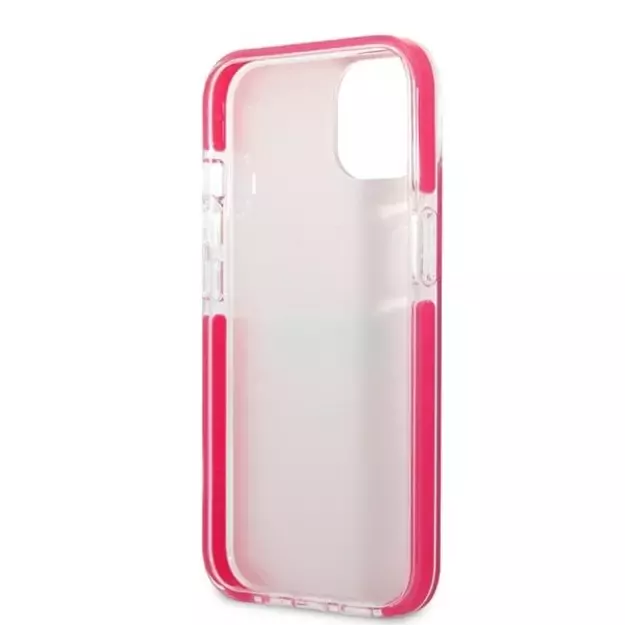 Etui Karl Lagerfeld Choupette Head na iPhone 13 mini - fuksjowy 13