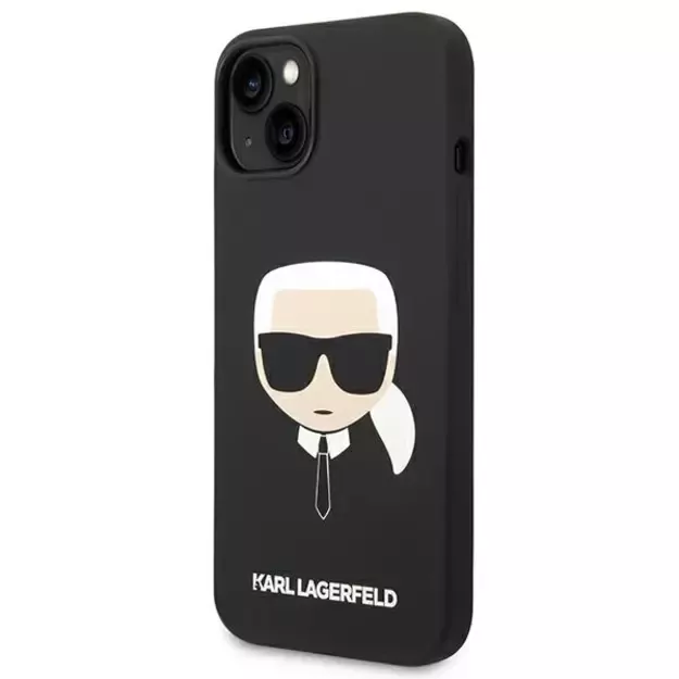 Karl Lagerfeld Silicone Karl&#39 s Head MagSafe case for iPhone 14 Plus - black 8